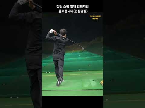 현실적인 90돌이 인도어 드라이버샷 대충 이렇습니다 #shorts #골프 #golf #드라이버샷 #인도어 #드라이브스윙 #golfswing #drivershot #공치는춘식이