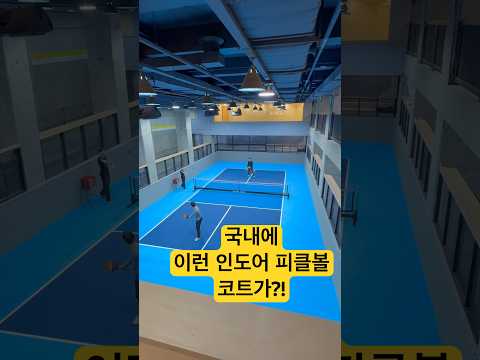 엄청난 인도어 피클볼 코트를 발견!!! #피클볼 #pickleball