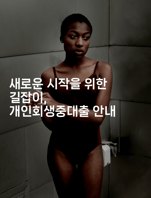 새로운 시작을 위한 길잡이, 개인회생중대출 안내-인도라이