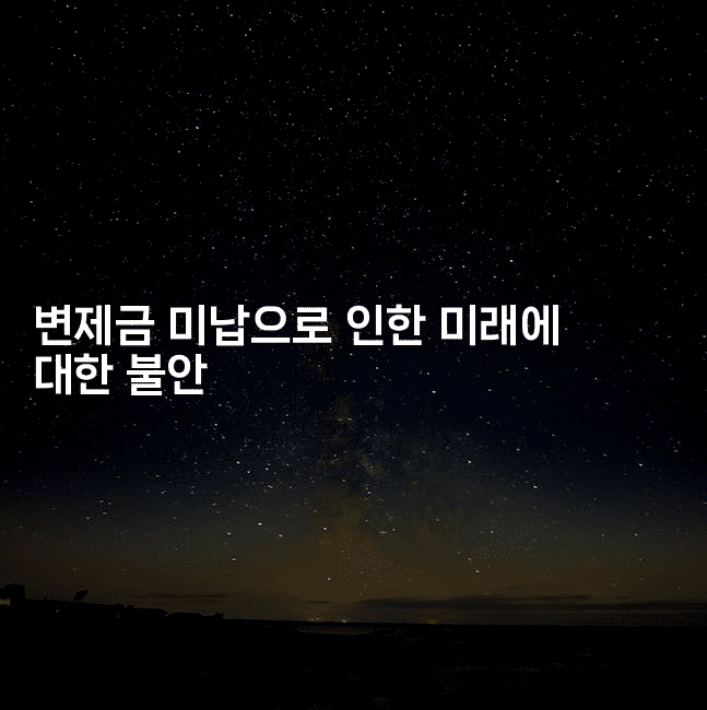 변제금 미납으로 인한 미래에 대한 불안-인도라이